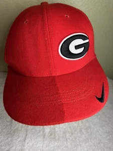 Georgia Bulldogs Nike rote Mütze Kappe Erwachsene M bis Large Dri-Fit - Bild 1 von 8
