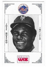 JOSE MORENO 1991 METS THE WIZ # 285 NEW YORK METS **FREE SHIPPING**
