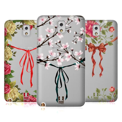 FUNDA HEAD CASE DESIGNS CINTA Y FLORES GEL SUAVE PARA TELÉFONOS SAMSUNG 2 Foto 1 de 4