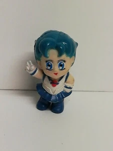 SAILOR MOON MERCURY MINI ACTION FIGURE 1995 NEW RAY CM. 7 VINTAGE MANGA DOLL - Foto 1 di 2