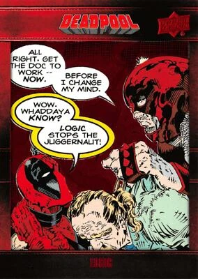 Deadpool Marvel 2018 (Upper Deck) BASE Trading Card #8 / LOGIC - Image 1 of 2