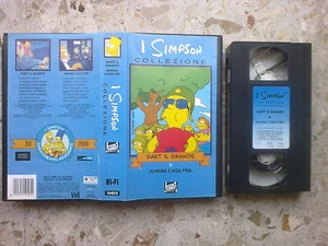 I SIMPSON, VHS 1992, 2 EPISODI (BART IL GRANDE + AMARA CASA MIA) edizione italia - Foto 1 di 1