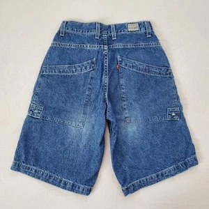 Vintage Levi's 90s y2k loose jean shorts baggy 26 inch waist - Picture 1 of 9