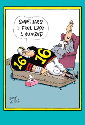 Número - Tarjeta divertida del día del padre McCoy Bros de Nobleworks Foto 1 de 2