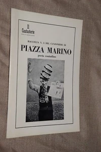 Raccolta n. 3 del Canzoniere di Piazza Marino Poeta contadino 1980 Bologna L2 ° - Imagen 1 de 2