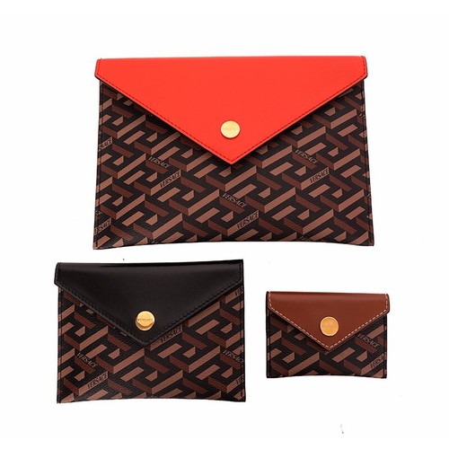 NUOVA BORSA BORSA BORSA BORSA BORSA BORSA BORSA BORSA BORSA marrone $750 VERSACE Marrone Nuova con scatola