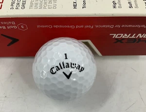 Callaway Hex Control Golf Balls 3 Pack - Brand New - Distance and Control NIB #1 - Picture 1 of 9