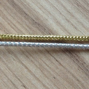 FIN DE ROLLO BRILLANTE CORDÓN DE 2 MM ORO O PLATA - GRATIS REINO UNIDO P&P - Imagen 1 de 3