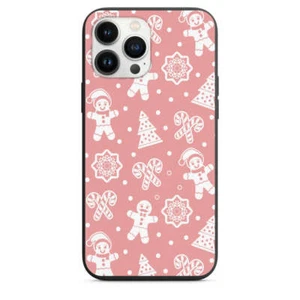Linda funda de teléfono de diseño de galletas pan de jengibre de Navidad para iPhone 7 8 X XS XR SE 11 - Imagen 1 de 31