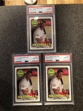 2018 TOPPS HERITAGE #502 JUAN SOTO RC NATIONALS PSA 10 X3