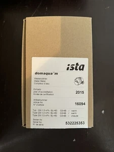ISTA 16094 (QN 1,5m³h/BL=110mm G3/4B/warm) domaqua WASSERZÄHLER Neu OVP - Bild 1 von 4