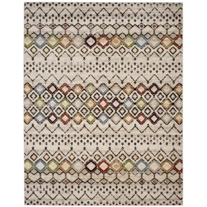 SAFAVIEH Amsterdam Collection AMS108K Ivory / Multi Rug - Picture 1 of 48