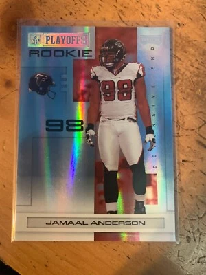 2007 Playoff NFL Playoffs Silver Holofoil (#'d 76/99) - #137 Jamaal Anderson - Image 1 of 2