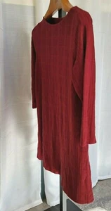 J. Jill The Wearever Collection Granat strukturierte A-Linie Tunika neu mit Etikett Petite Small PS - Bild 1 von 7