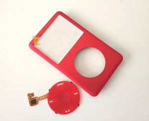 Red Faceplate Housing Case Clickwheel for iPod 6th 7th Classic 80GB 120GB 160GB - Picture 1 of 5