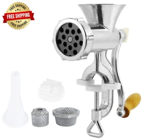 Maquina de Moler Carne Manual Picadora de Carne Moledora Para Cortar Molino NEW - Picture 1 of 9