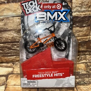Tech Deck BMX Target Excl Freestyle Hits CULT Orange W/obstacle FINGERBIKE New - Picture 1 of 9