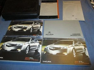 Acura TL 2010 juego manual de dueños con estuche y navegación - Imagen 1 de 1