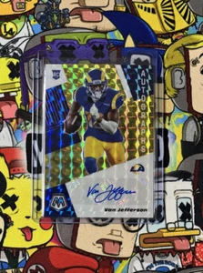 Van Jefferson 2020 Panini Mosaic Rookie GOLD Prizm AUTO 06/10 - Rams #RA24 RC - Picture 1 of 2