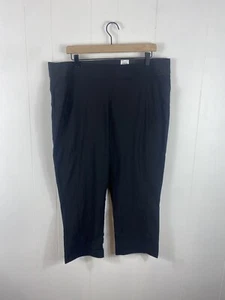 Simply Vera Wang Womens Pants Black Size 1X Leggings Capri Rayon Nylon Blend NWT - Picture 1 of 9