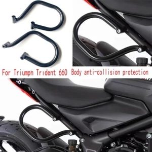FOR TRIUMPH TRIDENT 660 Protection Rear Guard Rear Protection Bar Safety rack - Foto 1 di 12