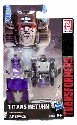 HASBRO TOMY TRANSFORMERS TITANS RETURN TITAN MASTER APEFACE 2015 - Imagen 1 de 4