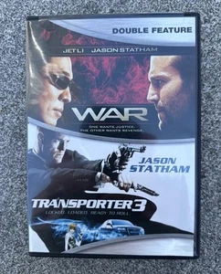 War/Transporter 3 Double Feature RARE DVD 2-Disc 🇺🇲 Fast Free Shipping - Picture 1 of 4