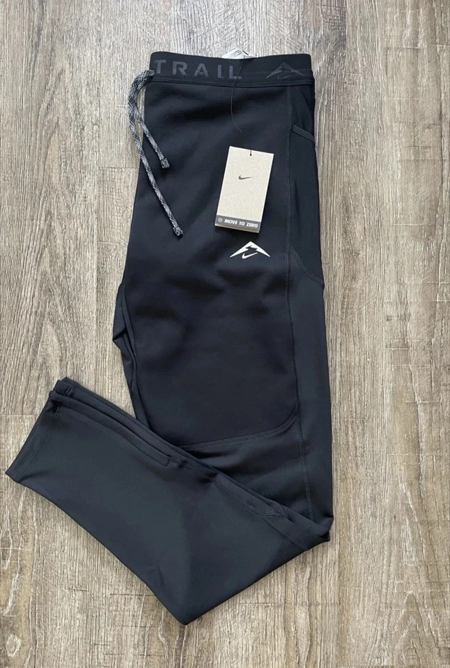 Nike Trail Lunar Ray Winterized Black Running Tights Men's Large FB8599-010