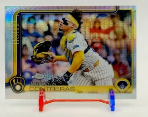 WILLIAM CONTRERAS. 2025 Topps Chrome Baseball. Prizm Refractor. #25.... - Picture 1 of 2