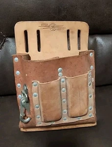 Estex, Elektriker Leder Werkzeugtasche, Gürtelschlaufe - Bild 1 von 5