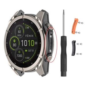 Striscia Laterale Protettiva per Garmin Fenix 8 Pro AMOLED Quatix8 Tactix8 Fenix8 SE - Foto 1 di 26
