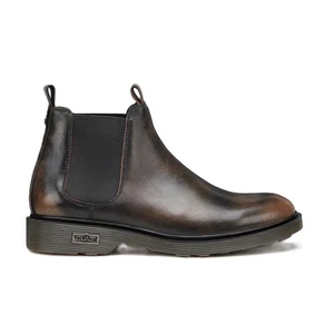 Stivaletti uomo cult in pelle ozzy 3530 mid m washed leather black/brown clm3530 - Imagen 1 de 7