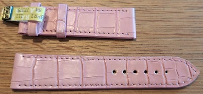 Nueva correa de cuero rosa Chopard C960213-0227, 20/18 mm, para hebilla Ardillon Foto 1 de 3