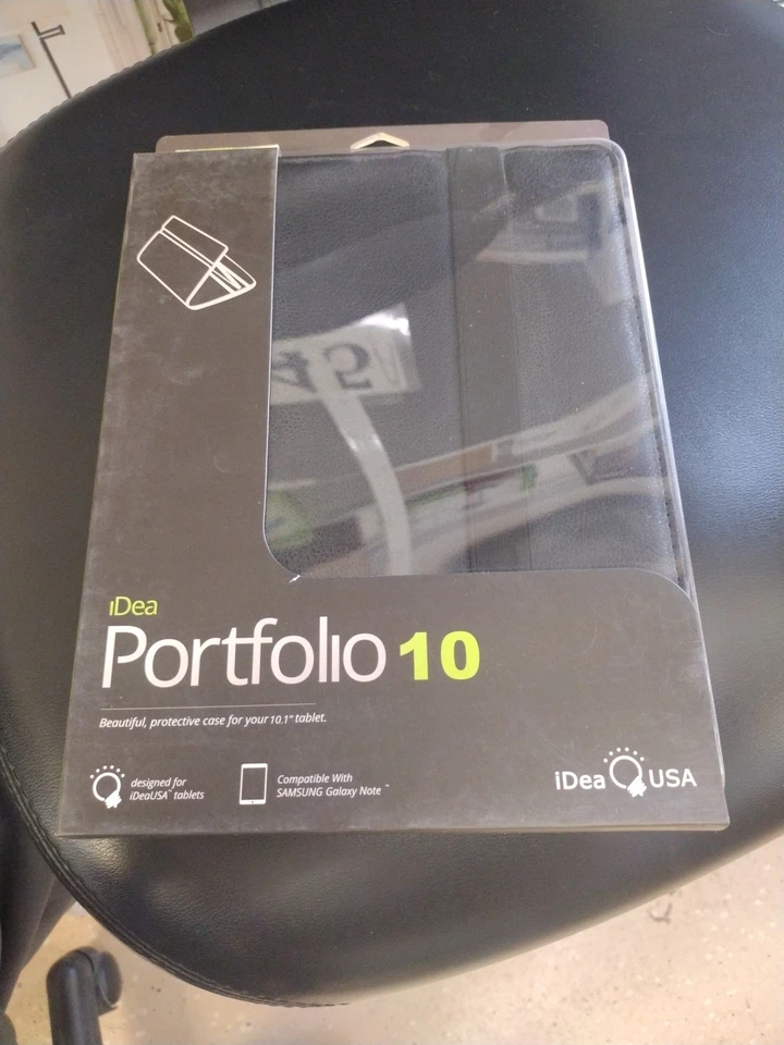 NUEVA Funda de Cuero para Tablet Idea Portfolio 10 10.1"  Foto 1 de 2