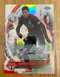 Jonathan Osorio (Toronto FC) 2014 Topps MLS Auto! - Picture 1 of 2