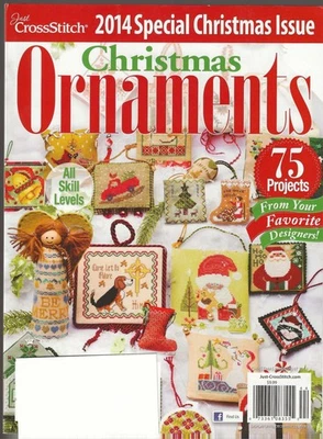 Revista Just Cross Stitch Año 2014 Edición Especial Vacaciones Adornos Navideños Foto 1 de 4