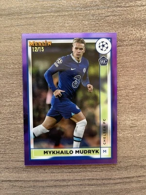 2022-23 Topps Merlin UCC Mykhailo Mudryk /15 (RC) No.41 - Image 1 of 2