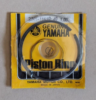 Juego de anillos de pistón Yamaha MX175 DT175 1979-1981 1,00 NUEVO OEM 2N5-11610-40 Foto 1 de 4