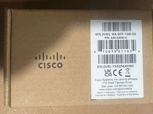 Cisco Meraki MA-SFP-1GB-SX P/N A30-22040-C - Afbeelding 1 van 2