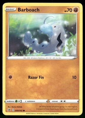 Barboach 099/192 Common Normal SWSH02: Rebel Clash NM - Image 1 of 2