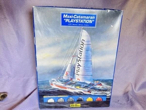 NUOVO SIGILLATO Vintage 2000 Heller Maxi Catamarano Playstation barca Model Kit FRANCIA - Foto 1 di 10