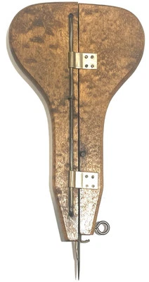 Antique Wooden Needle Sewing Rug Making Tool 8 1/2” - Image 1 of 3