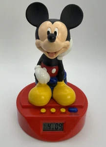 Mickey Mouse Talking Fantasma Vintage Alarm Clock Works - Picture 1 of 10