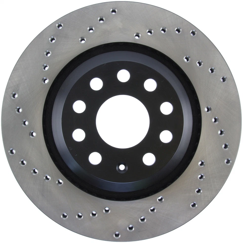 StopTech 128.33113R Sport Cross-Drilled Disc Brake Rotor - Image 1 of 4