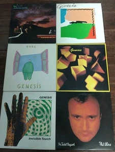 Genesis Lp Lot Rare VG+ Phil Collins Duke Invisible Touch Abacab No Jacket Requi - Picture 1 of 1
