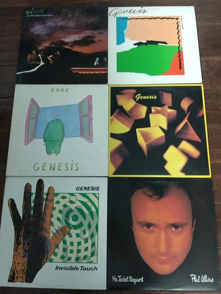 Genesis Lp Lot Rare VG+ Phil Collins Duke Invisible Touch Abacab No Jacket Requi - Image 1 of 1