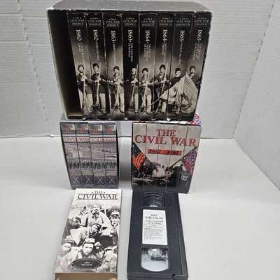 VHS Civil War Box Sets 18 Tapes Time Life History Documentary War Military USA - Image 1 of 4