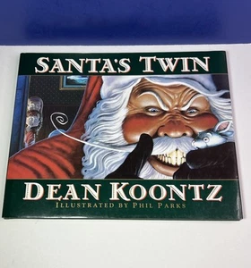 Santa's Twin (Dean Koontz, Phil Parks 1996) Hardcover Book w/ Dust Jacket - Picture 1 of 9