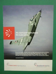 6/2011 PUB ALENIA NORTH AMERICA AVION T-100 TRAINING AIRCRAFT ORIGINAL AD - Imagen 1 de 1