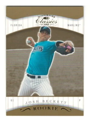 Josh Beckett /585 2001 Donruss Classics #105 SP Rookie Card - Image 1 of 2